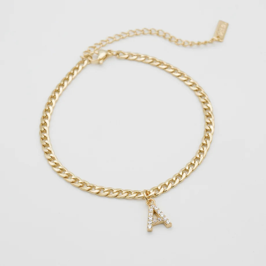 Bracelet cheville - Cuban Initial