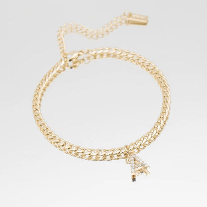Bracelet cheville - Cuban Initial