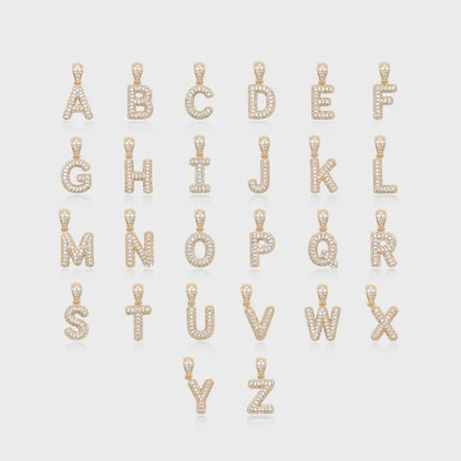 Collier Diamant Bubble Initial